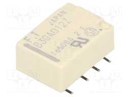Relay: electromagnetic; DPDT; Ucoil: 12VDC; 0.3A/125VAC; 1A/30VDC