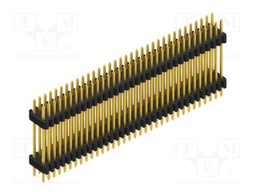 Connector: pin strips; pin header; male; PIN: 68; 1.27mm; THT; 2x34