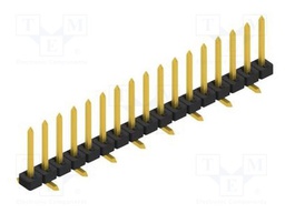 Connector: pin strips; pin header; male; PIN: 17; 2mm; SMT; 1x17