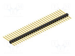 Connector: pin strips; pin header; male; PIN: 30; 2.54mm; SMT; 1x30