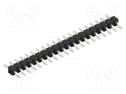 Connector: pin strips; pin header; male; PIN: 20; 2.54mm; SMT; 1x20