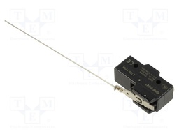 Microswitch SNAP ACTION; 15A/250VAC; 0.03A/250VDC; with lever