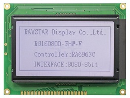 Display: LCD; graphical; 160x80; FSTN Positive; 93x70x13.6mm; LED