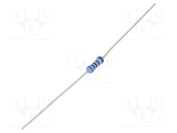 Resistor: thin film; THT; 2kΩ; 600mW; ±5%; Ø2.5x6.5mm; 50ppm/°C