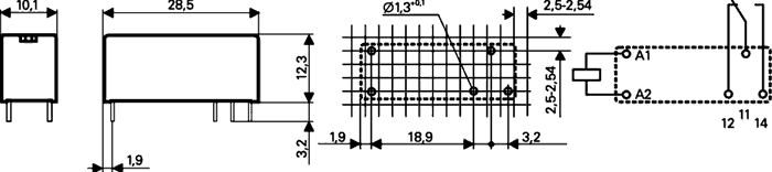 Relay:electromagnetic;SPDT;Ucoil:24VDC;8A/250VAC;8A/30VDC