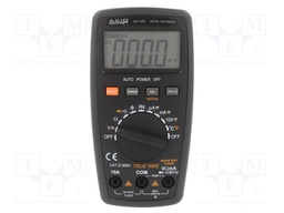 Digital multimeter; LCD 3,75 digit (3999); 3x/s; Resol: 1°C
