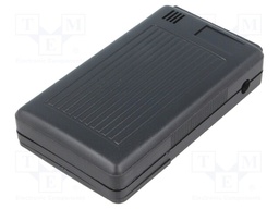 Enclosure: specialist; X: 55mm; Y: 95mm; Z: 22mm; ABS; black; screwed
