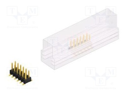 Connector: pin strips; pin header; male; PIN: 12; 2.54mm; SMT; 2x6