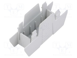 Cover; for enclosures; UL94HB; Series: EH 22,5; Mat: ABS; grey