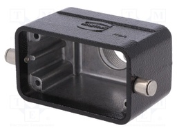 Enclosure: for HDC connectors; Han; size 10B; for cable; straight