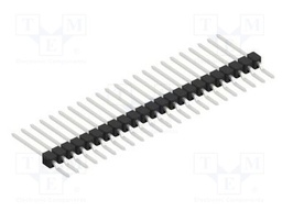 Connector: pin strips; pin header; male; PIN: 23; 2.54mm; SMT; 1x23