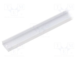 Profiles for LED modules; surface; white; L: 2m; aluminium