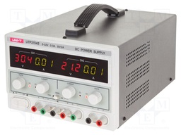 Power supply: laboratory; symmetrical,multi-channel; 0÷3A; 0÷3A