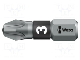 Screwdriver bit; Pozidriv®; PZ3; Overall len: 25mm; BiTorsion