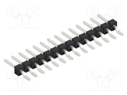 Connector: pin strips; pin header; male; PIN: 14; 2.54mm; SMT; 1x14