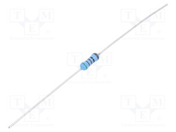 Resistor: thin film; THT; 511Ω; 600mW; ±5%; Ø2.5x6.5mm; 50ppm/°C