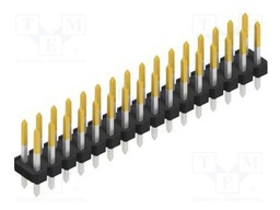 Connector: pin strips; pin header; male; PIN: 32; 2.54mm; THT; 2x16