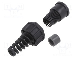 RJ45 housing; with strain relief; 4.5÷6.5mm; IP67; for cable