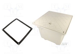 Enclosure: ground drain; X: 283mm; Y: 283mm; Z: 235mm; polypropylene