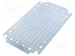 Mounting plate; W: 150mm; L: 265mm; microperforated; D: 1.8mm