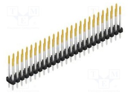 Connector: pin strips; pin header; male; PIN: 50; 2mm; THT; 2x25