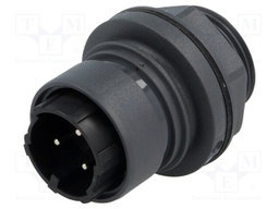 Connector: circular; socket; male; PIN: 3; Buccaneer 6000; UL94V-0