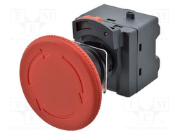 Switch: emergency stop; 22mm; none; 60mm