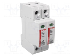 Surge arrester; Type 2; Poles: 2; 40kA; for DIN rail mounting
