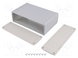 Enclosure: multipurpose; with panel; TEKAL; X: 167mm; Y: 110mm; grey