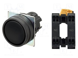 Switch: push-button; 22mm; Stabl.pos: 1; flat; Pos: 2