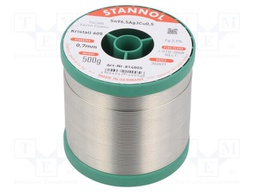 Soldering wire; Sn96,5Ag3Cu0,5; 0.7mm; 500g; lead free; reel; 2.5%