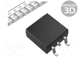 IC: voltage regulator; LDO,linear,fixed; 3.3V; 1A; DPAK; SMD; ±0.2%