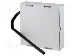 Heat shrink sleeve; glueless; 2: 1; 19.1mm; black; polyolefine