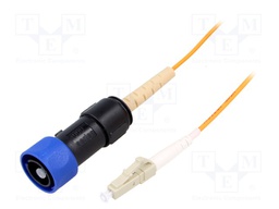 Connector: fiber optic; patchcord; PIN: 1; bayonet; Buccaneer 4000