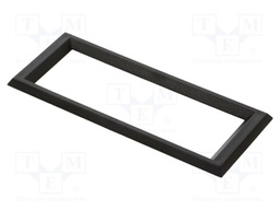 Frontal bezel; Colour: black