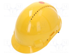Protective helmet; Size: 54-62mm; yellow; Series: G3000; V: vented