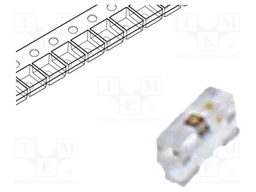 LED; SMD; 0402; green; 28.5mcd; 1x0.55x0.3mm; 140°; 1.6÷2.4V; 20mA