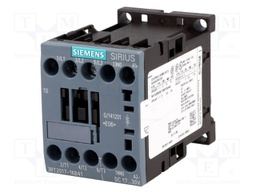 Contactor: 3-pole; NO x3; Auxiliary contacts: NO; 24VDC; 12A; 3RT20