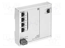 Industrial module: switch Ethernet; unmanaged; 9÷60VDC; RJ45