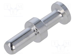 Heavy Duty Connector Contact, CLASS CG Series, Pin, 7 AWG, Crimp, 100 A, Brass