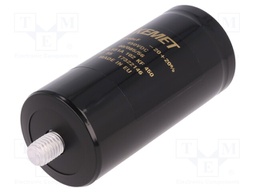 Capacitor: electrolytic; 1000uF; 450VDC; Leads: screw; ESR: 118mΩ