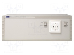 Power supply: AC laboratory; 230VAC; 4.4A; 1kW; Plug: EU; Socket: EU