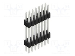 Connector: pin strips; pin header; male; PIN: 14; 1.27mm; THT; 2x7