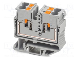 Splice terminal: rail; 24A; 800V; push-in; PA; L: 32.1mm; 0.14÷4mm2