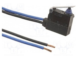 Microswitch SNAP ACTION; with short lever; SPST-NO; 0.1A/100VAC