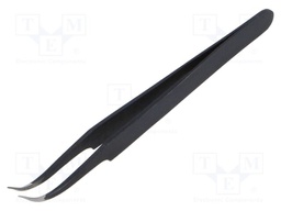 Tweezers; Blade tip shape: hook; Tweezers len: 120mm; ESD