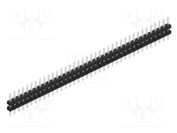 Connector: pin strips; pin header; male; PIN: 38; 2mm; THT; 1x38
