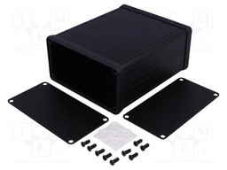 Enclosure: with panel; 1455; X: 103mm; Y: 120mm; Z: 53mm; aluminium