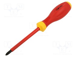 Screwdriver: insulated; Phillips; PH2; 100mm; 1kVAC