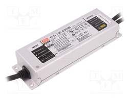 Power supply: switched-mode; LED; 100W; 100÷200VDC; 500mA; IP67